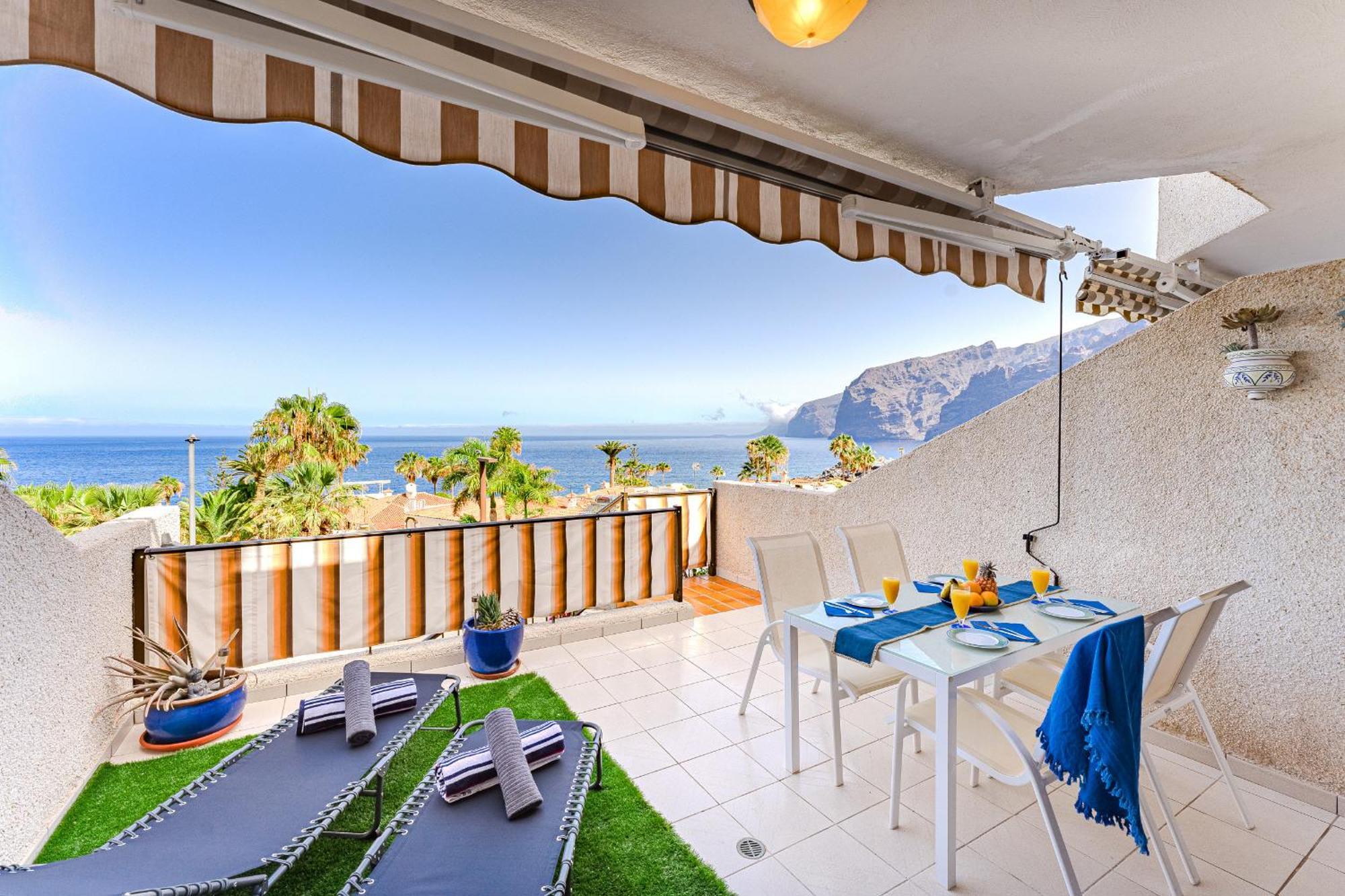Sea View Apartment Deja Blue - Los Gigantes Puerto de Santiago  Exterior foto
